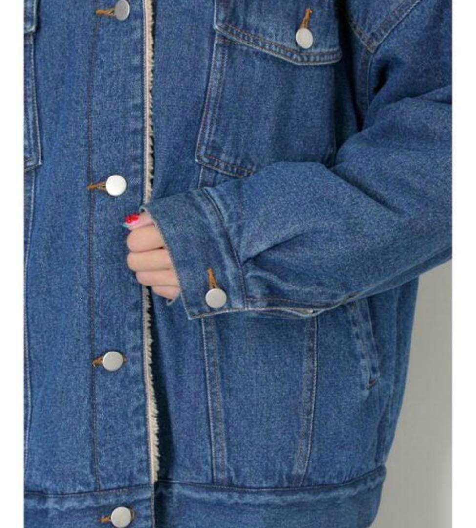 デニムボアジャケット　サマンサモスモス