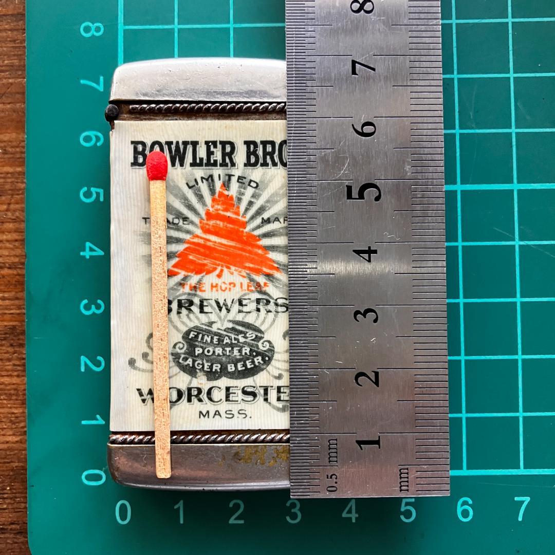 USA広告入マッチケース／1900年代初頭／Antique／無骨