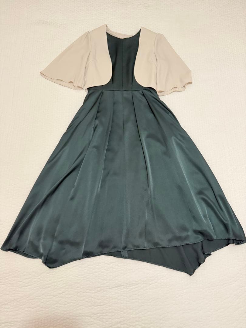 【ボレロセット】エメ　グリーンドレス　Mサイズ
