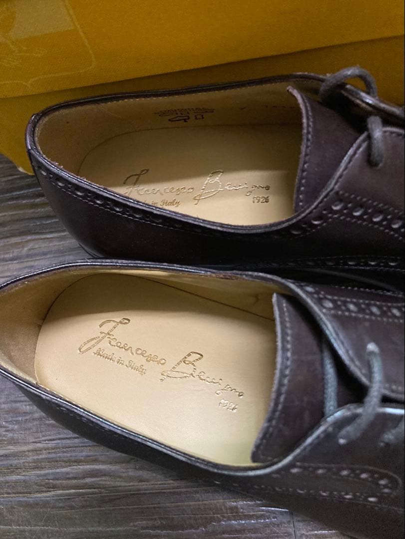 フランチェスコべニーニョＤＢＲ ウィングチップ ドレス　7(26〜26.5㎝)