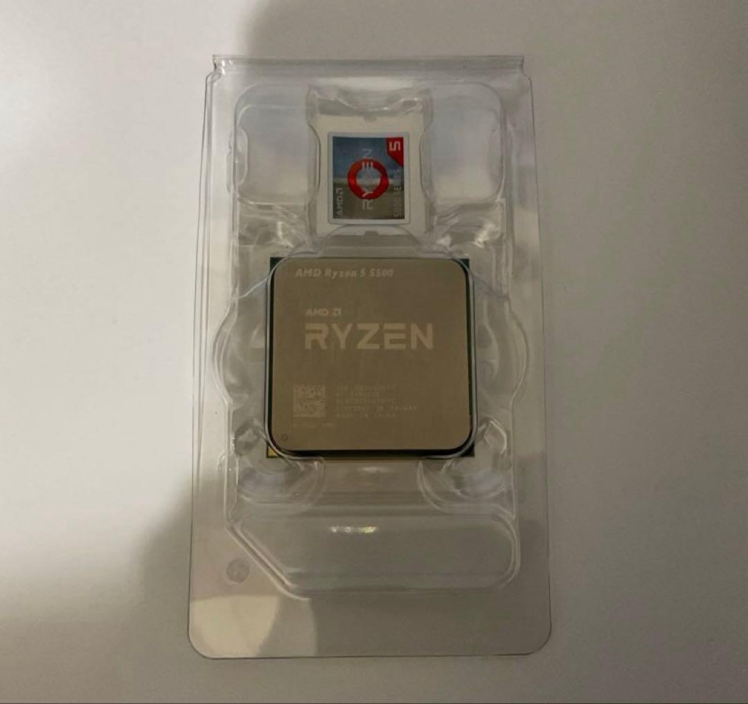 AMD Ryzen 5 5500 純正クーラー付き