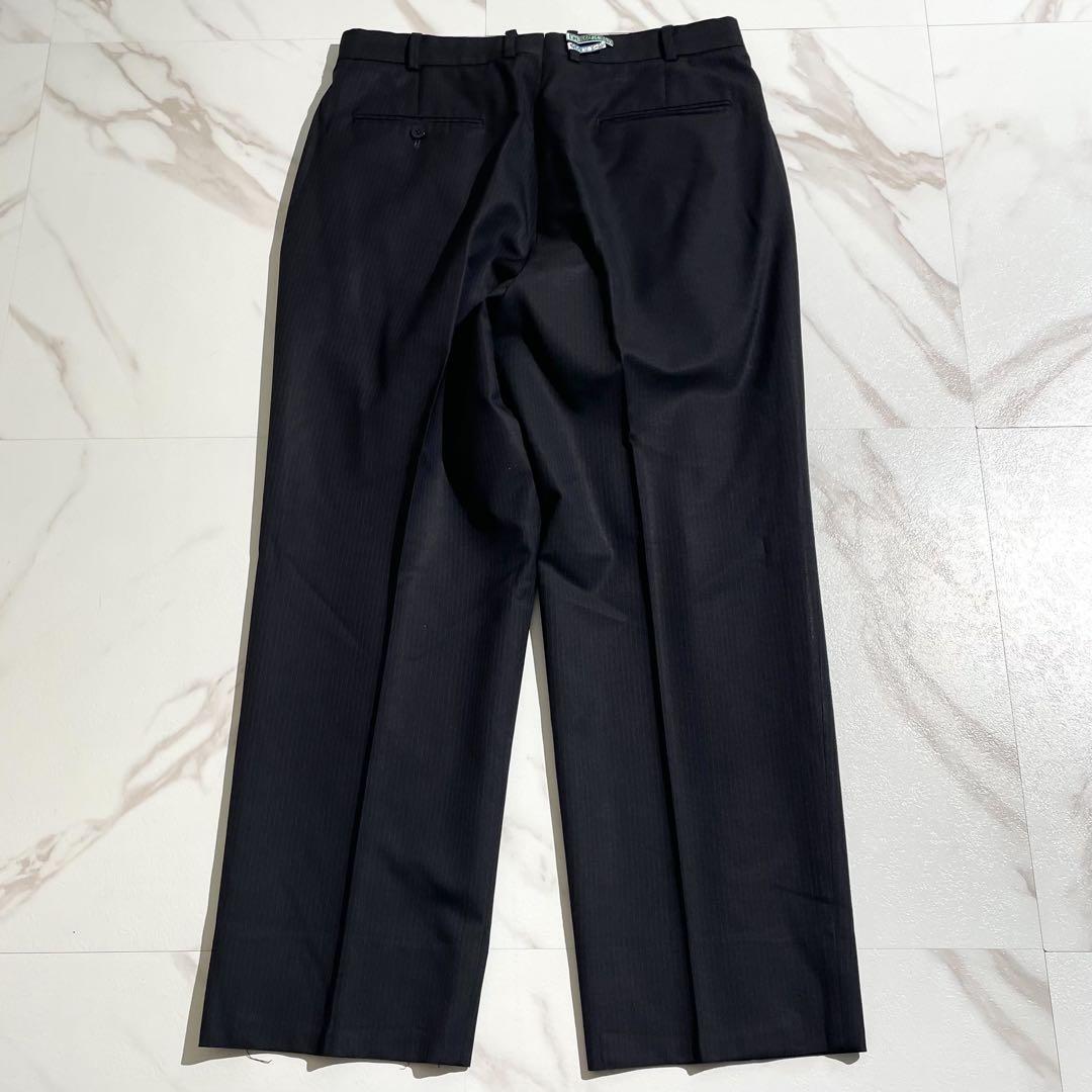 Brookes brothers ネイビー ストライプ ビジネススーツ