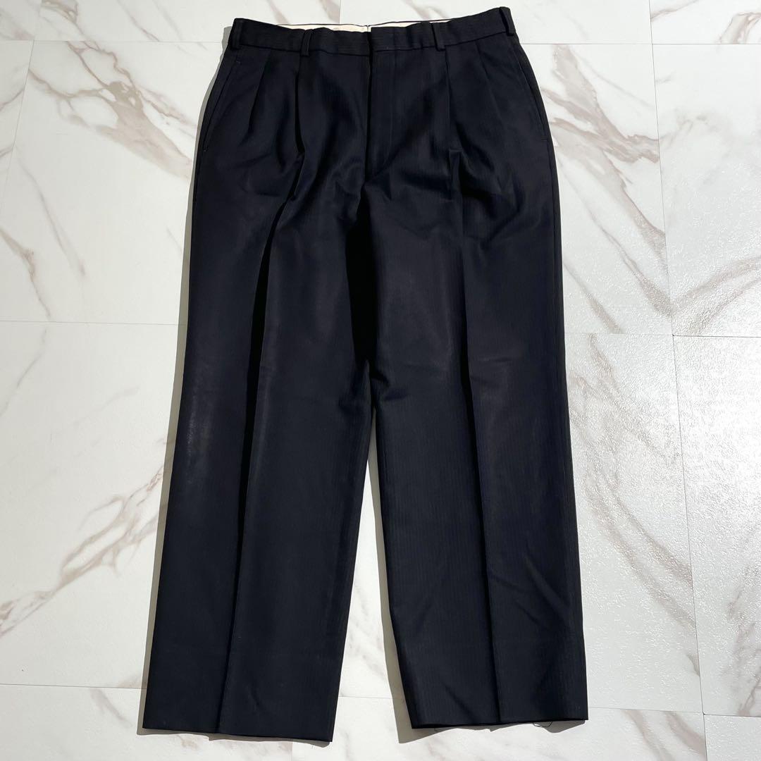 Brookes brothers ネイビー ストライプ ビジネススーツ