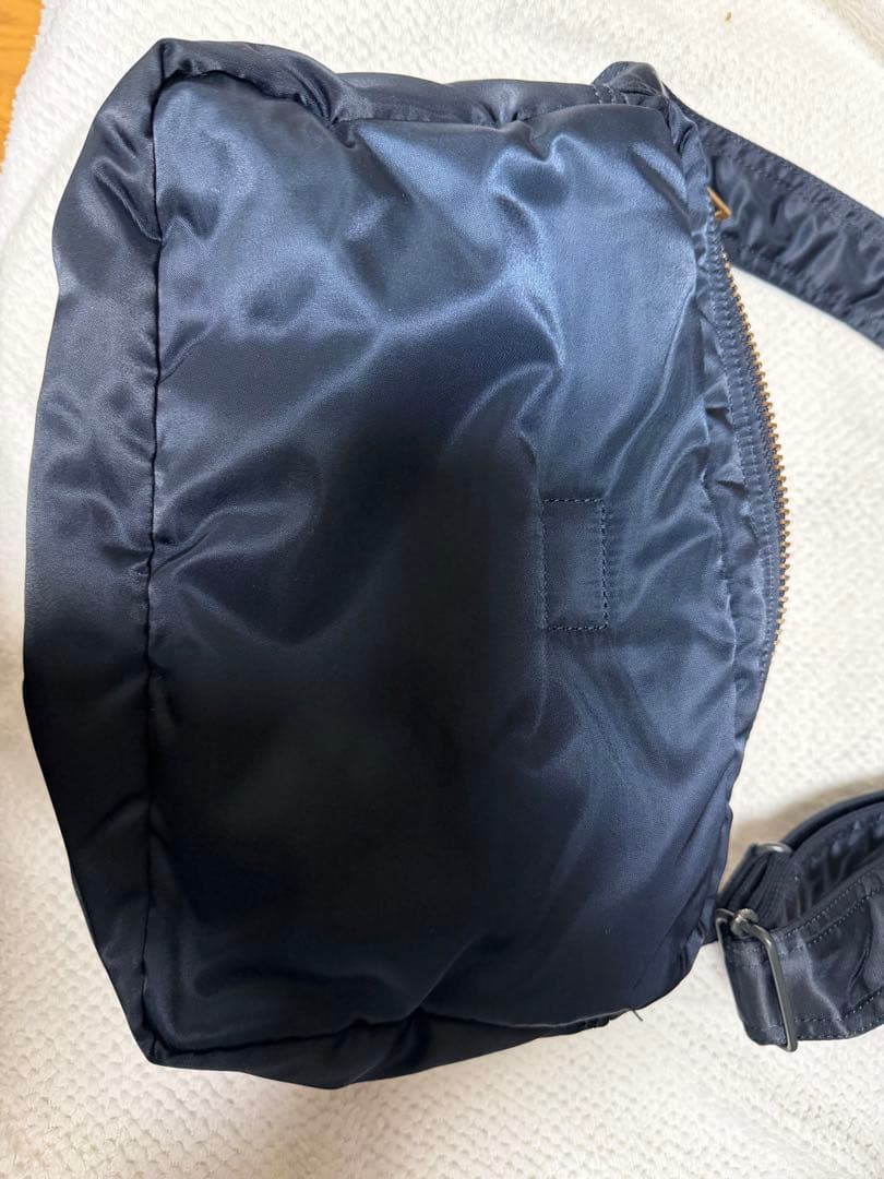 PORTER タンカー ショルダーバッグ アイアンブルー s やや汚れあり