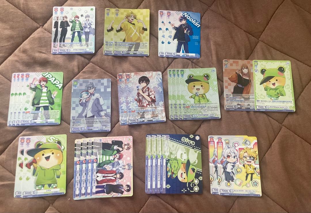 ヴァイスシュヴァルツブラウ　カラフルピーチ　本扉デッキ＋パーツ