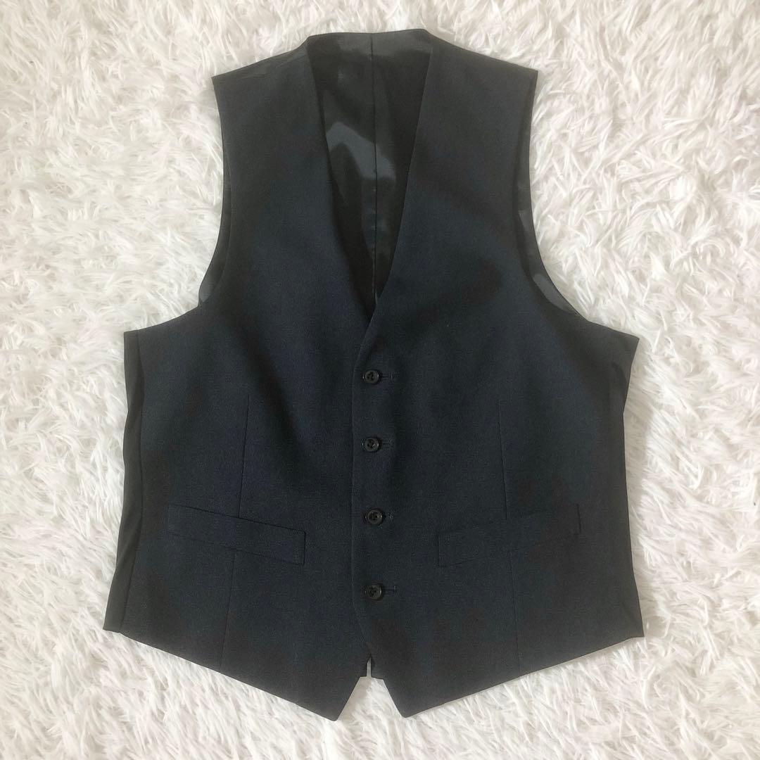 美品 スーツセレクト 3ピース 2B ノータック Y4