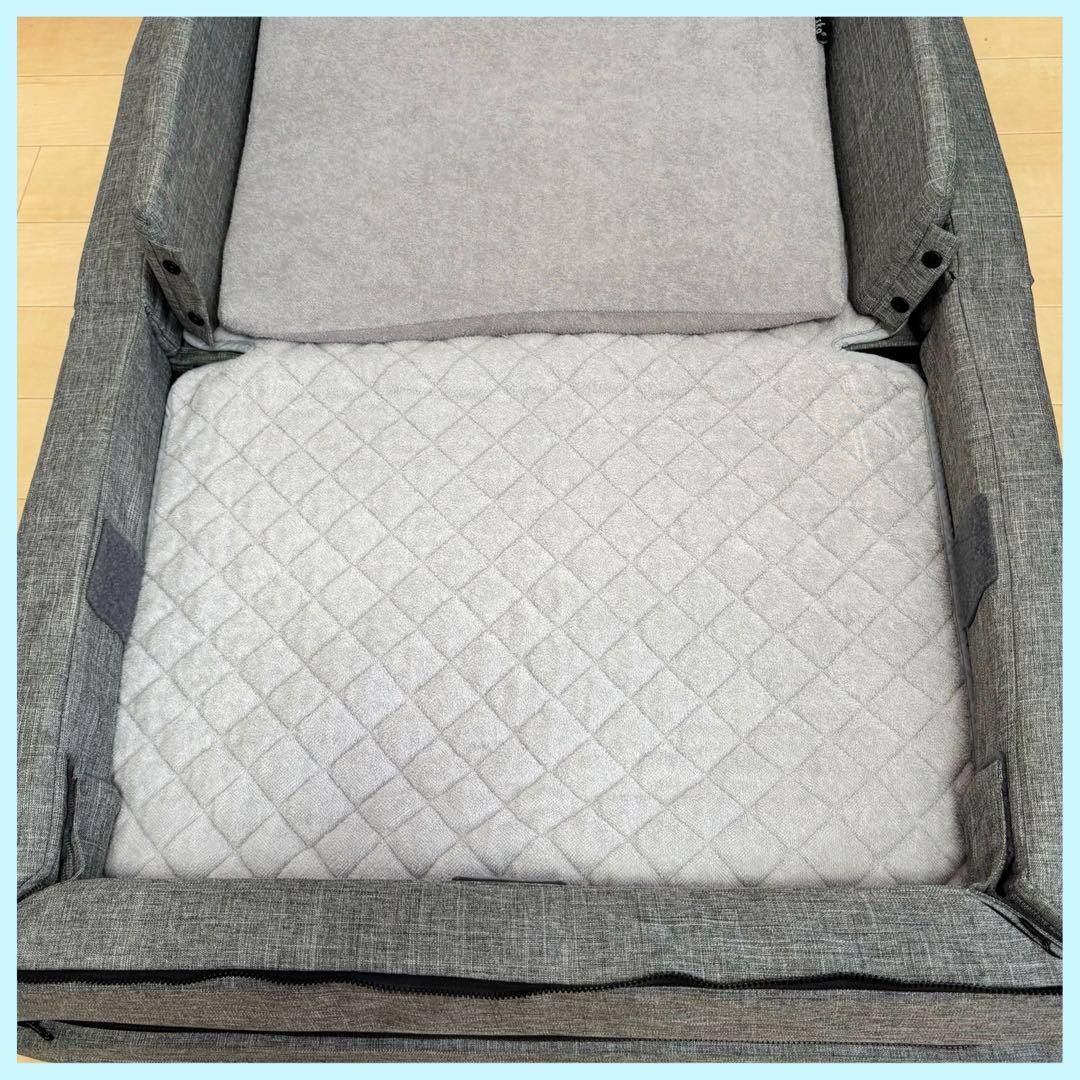 【美品❣️送料込】farska ファルスカ コンパクトベッドフリー ベビーベッド⭐︎