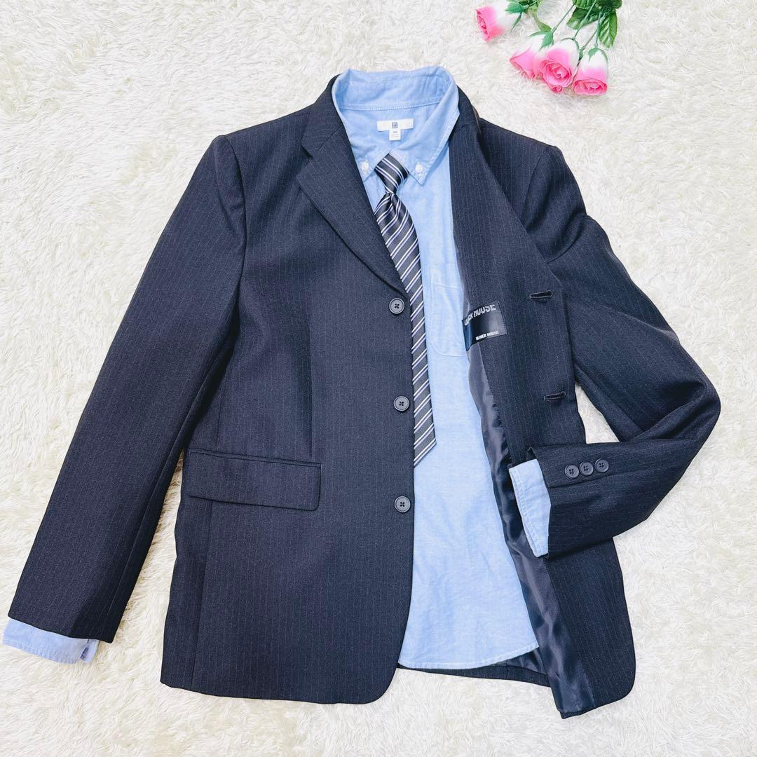 オリバーハウス　160 　5点セット フォーマル スーツ　セットアップ 　黒