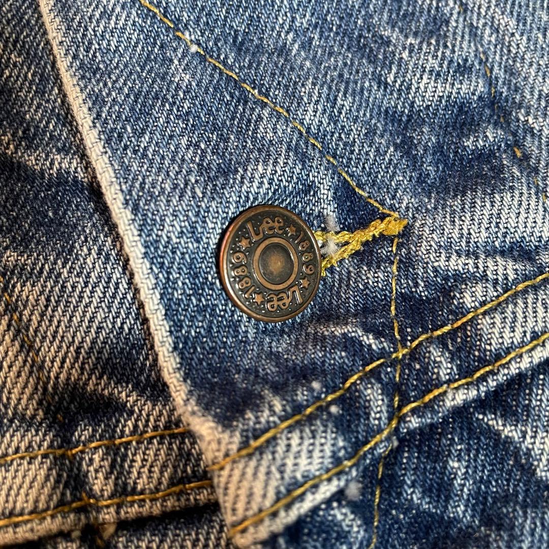 90s USA製 Lee ヴィンテージ デニム ベスト ジャケット ビッグサイズ