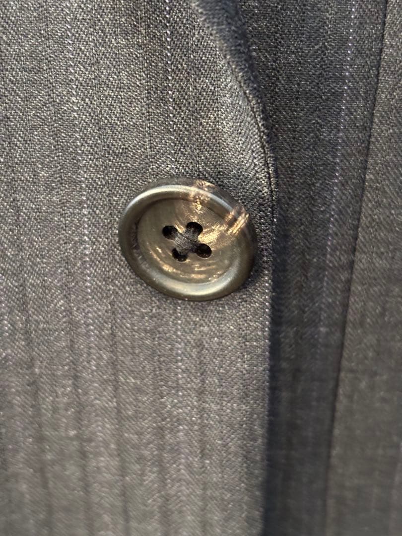 【美品】ポールスミス 2Bスーツ グレーストライプ REDA 日本製 Mサイズ