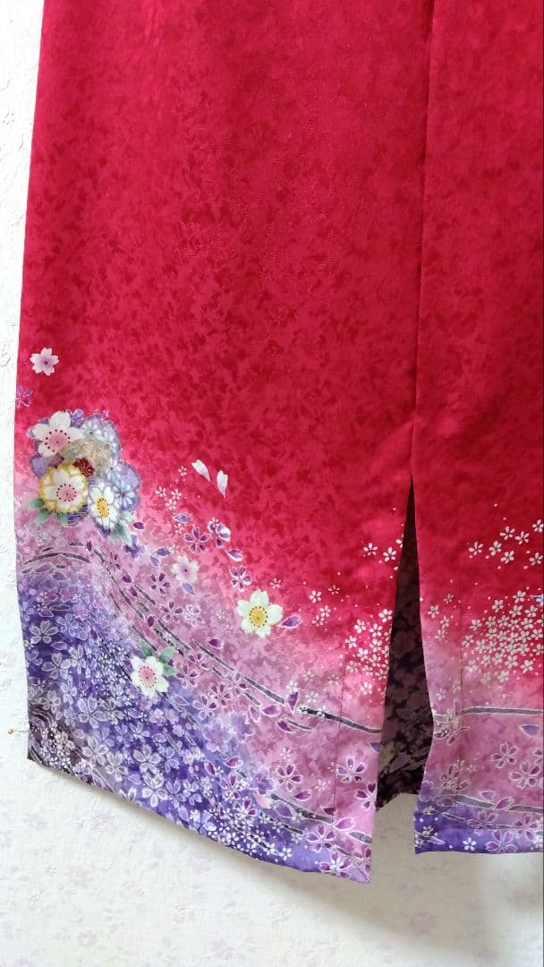 振袖リメイクドレス