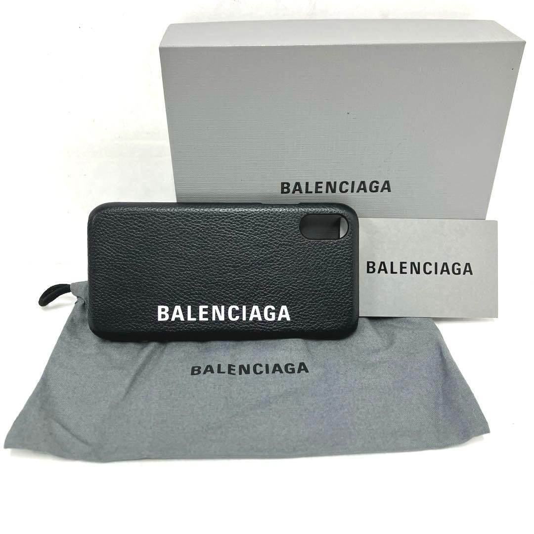 大人気☆BALENCIAGA☆バレンシアガ☆iPhoneX XSケース☆ブラック