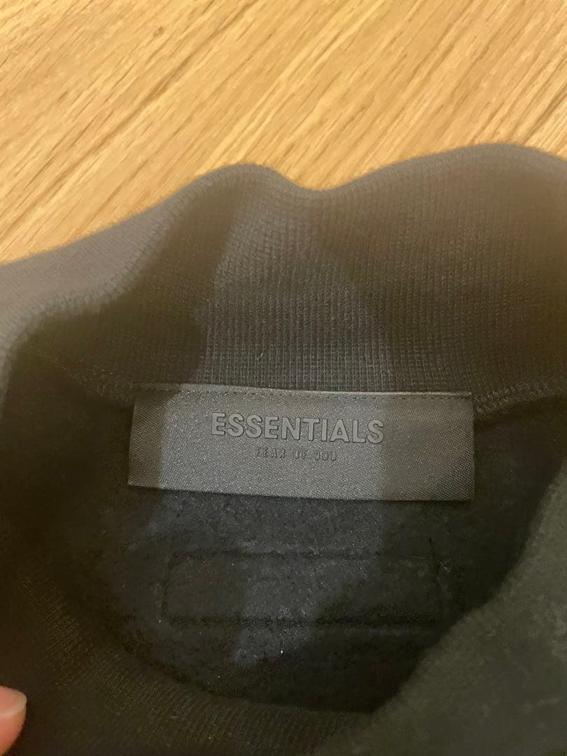 ESSENTIALS FEAR OF GOD ブラック スウェット L