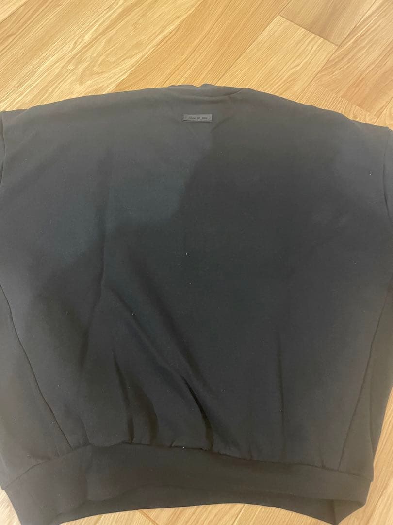 ESSENTIALS FEAR OF GOD ブラック スウェット L