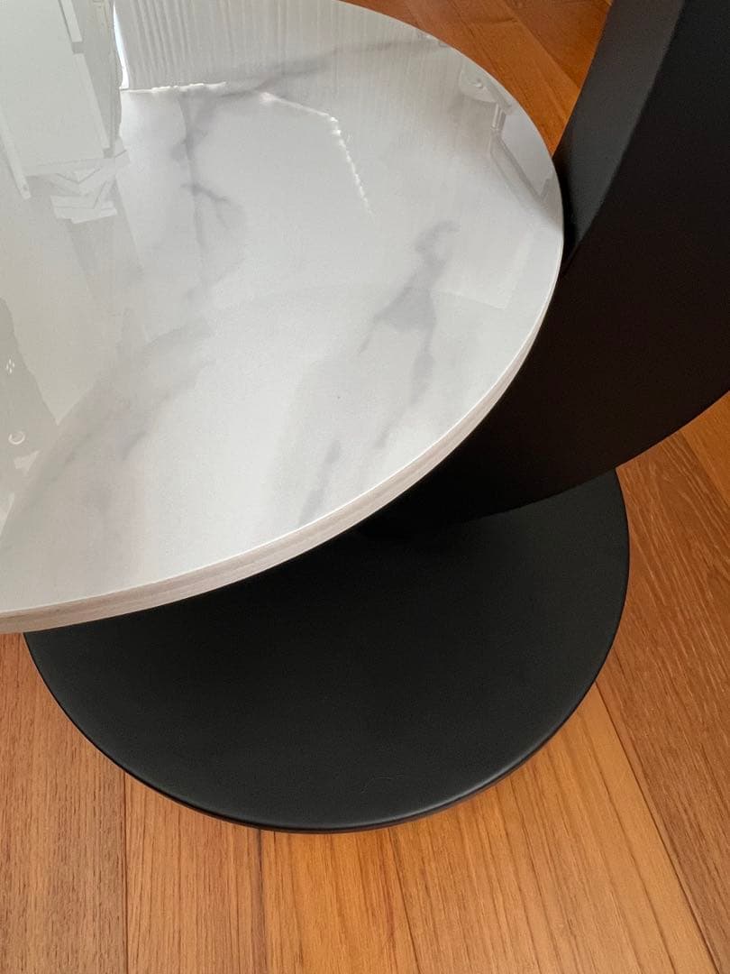 大理石調サイドテーブル