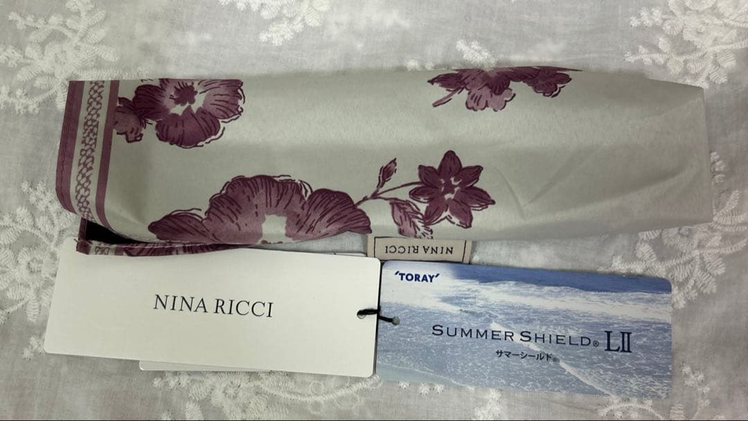 NINA RICCI晴雨兼用日傘 サマーシールドLII 軽量 レッド　新品