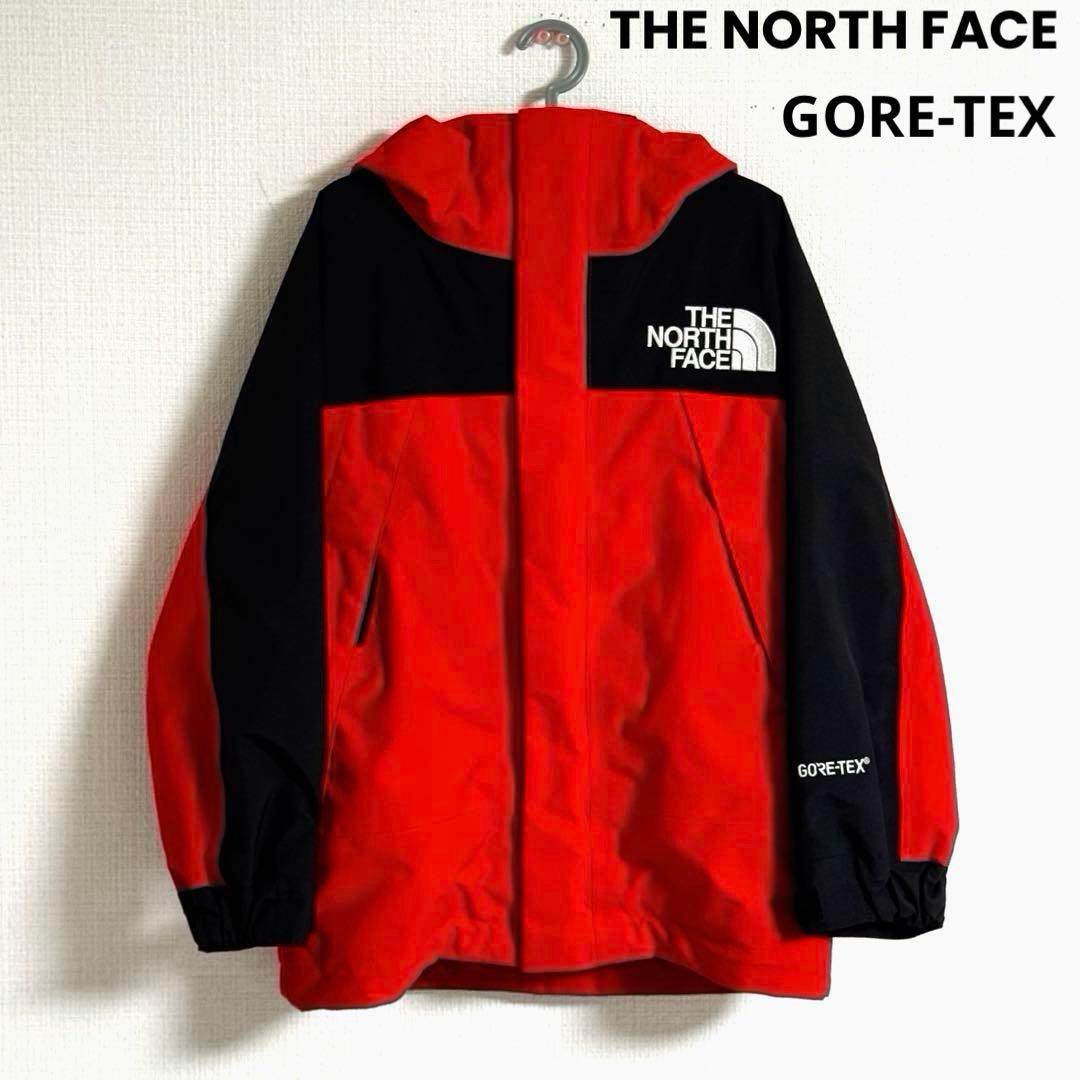 ノースフェイス キッズ 110 マウンテンジャケット GORE-TEX 赤 FR