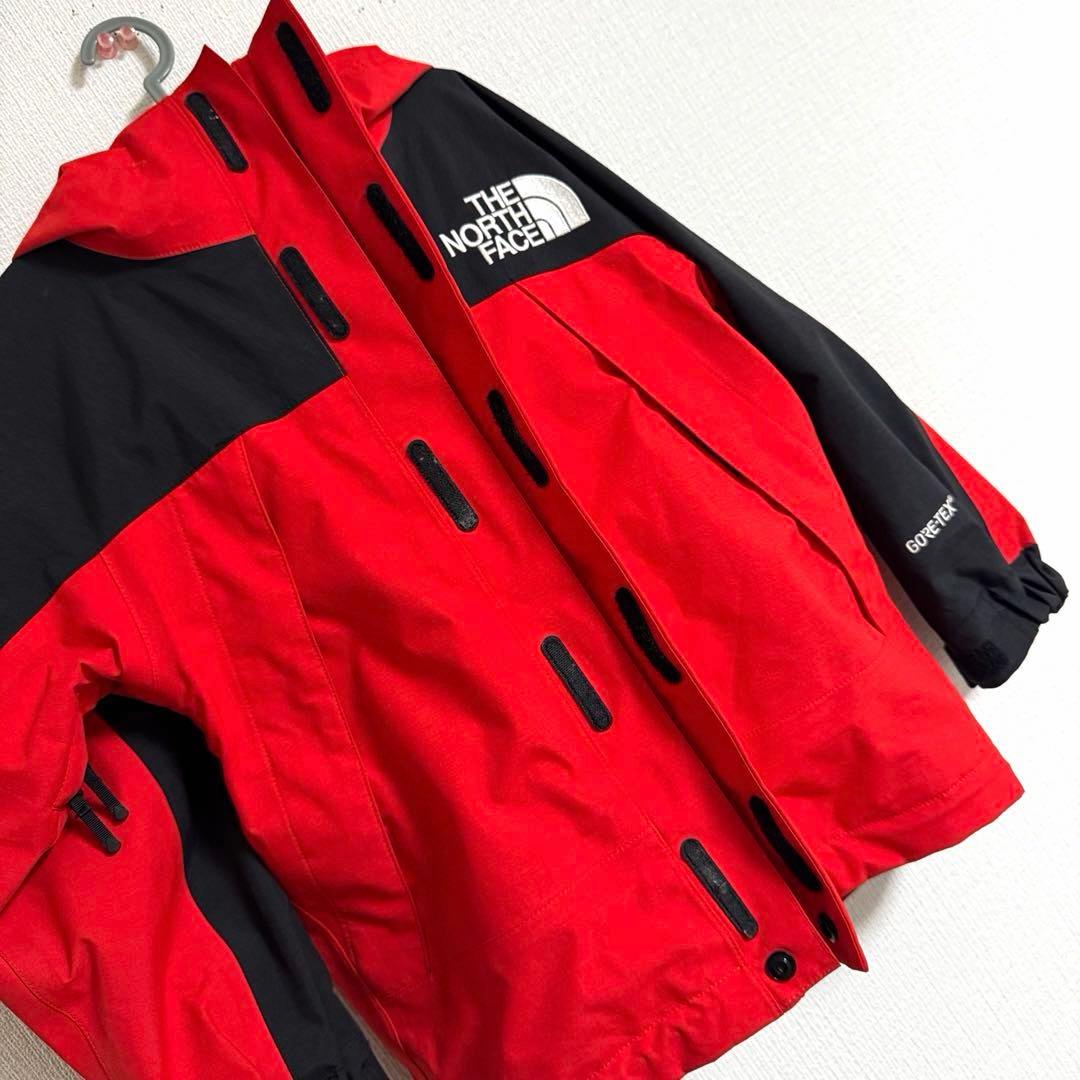 ノースフェイス キッズ 110 マウンテンジャケット GORE-TEX 赤 FR