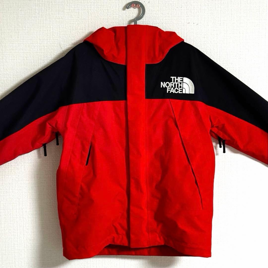 ノースフェイス キッズ 110 マウンテンジャケット GORE-TEX 赤 FR