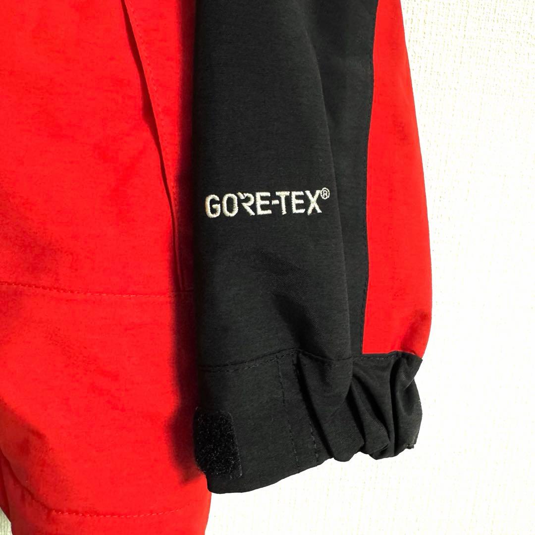 ノースフェイス キッズ 110 マウンテンジャケット GORE-TEX 赤 FR