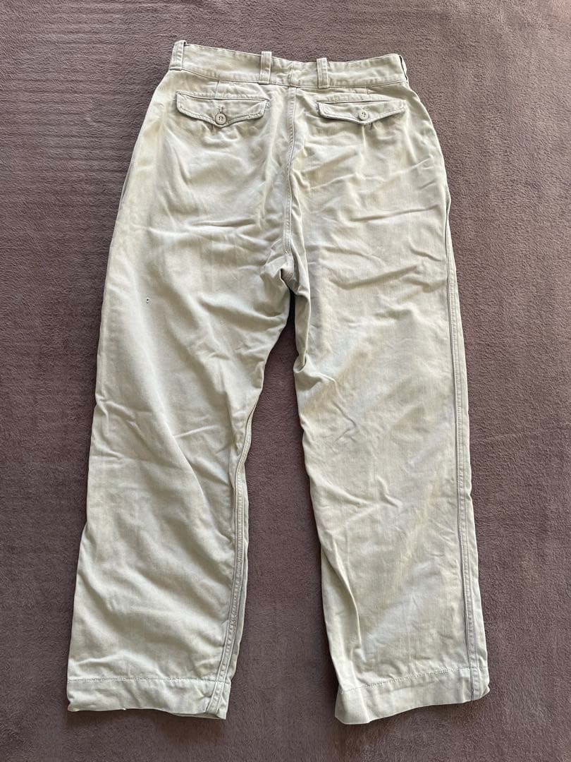 実物50's〜 フランス軍 M52チノトラウザーズ チノパン