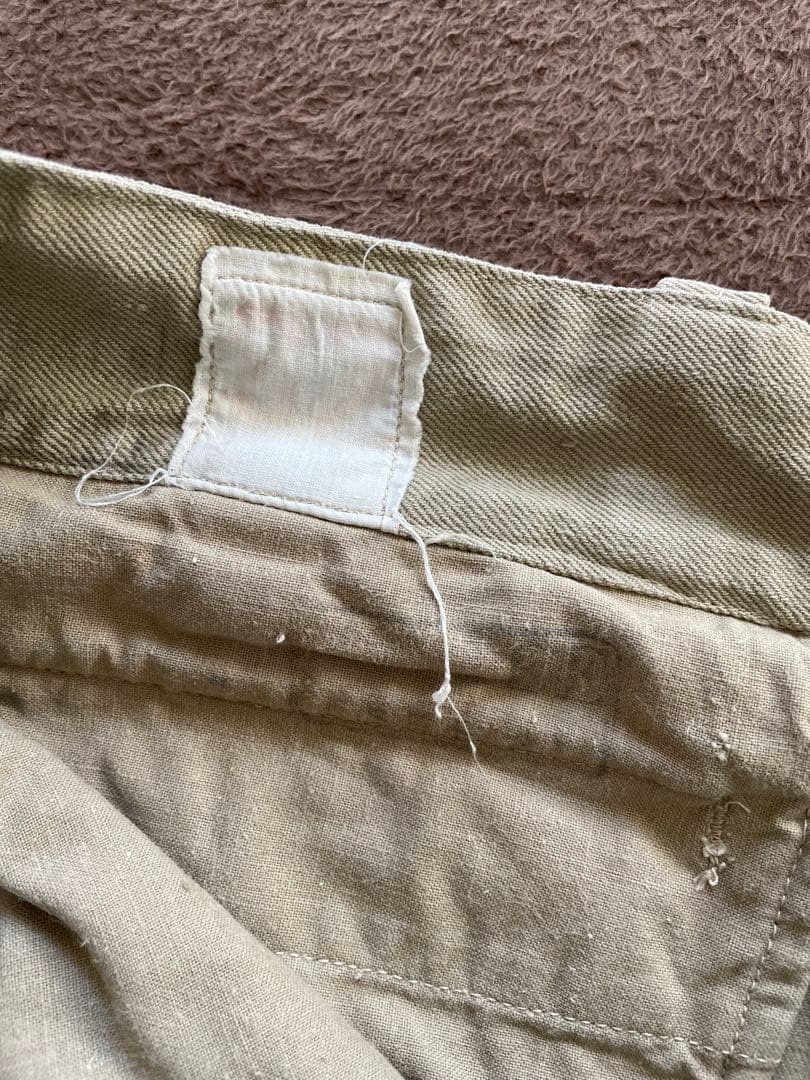 実物50's〜 フランス軍 M52チノトラウザーズ チノパン