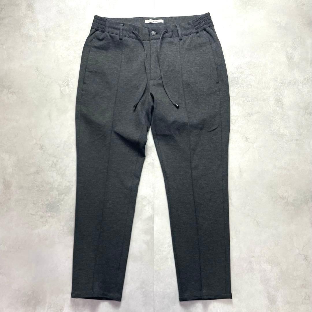 極美品✨ジャブスアルキビオ マサッチョ 永久クリース グレー スラックス 46