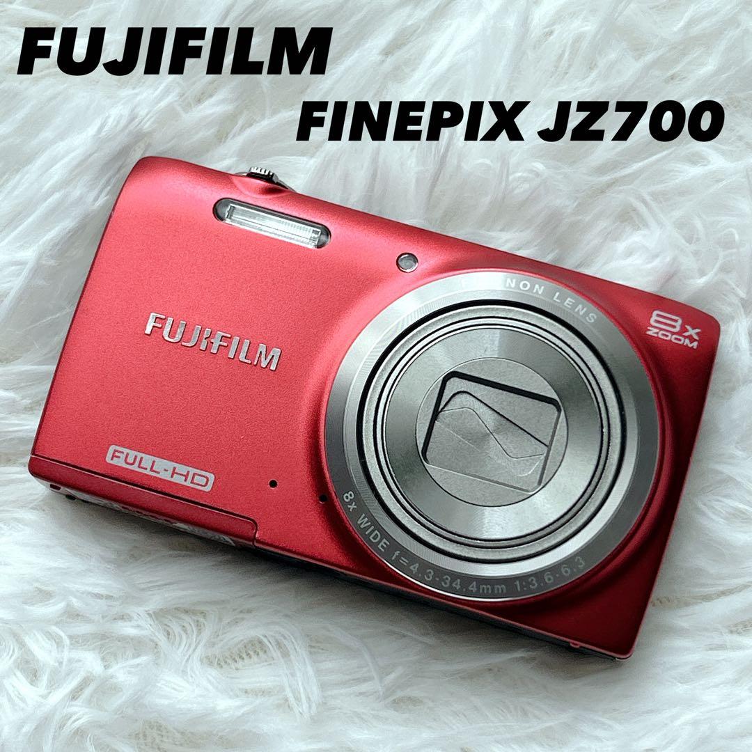 【美品】FUJIFILM FINEPIX JZ700 レッド 動作確認済