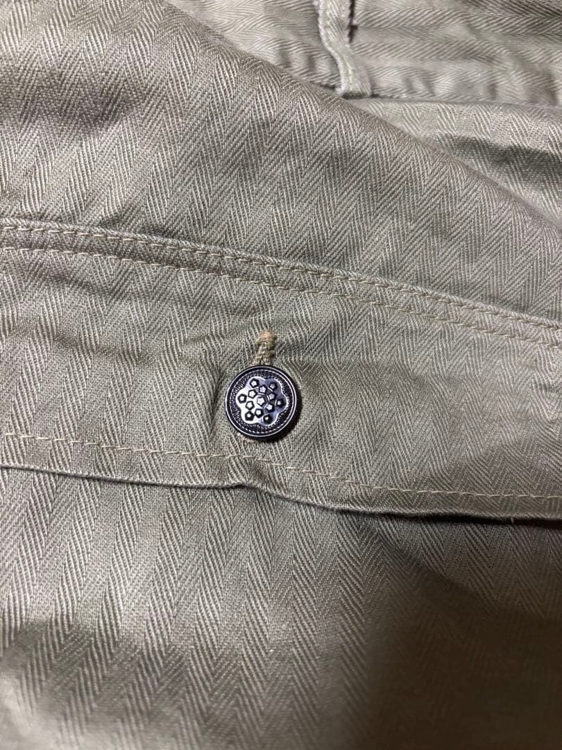 ヴィンテージ　希少 40s-50s HBT ベイカーパンツ 13スターボタン