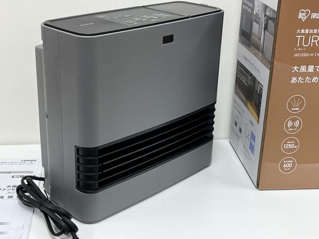 セラミックファンヒーター 1200W 暖房器具 IRIS OHYAMA