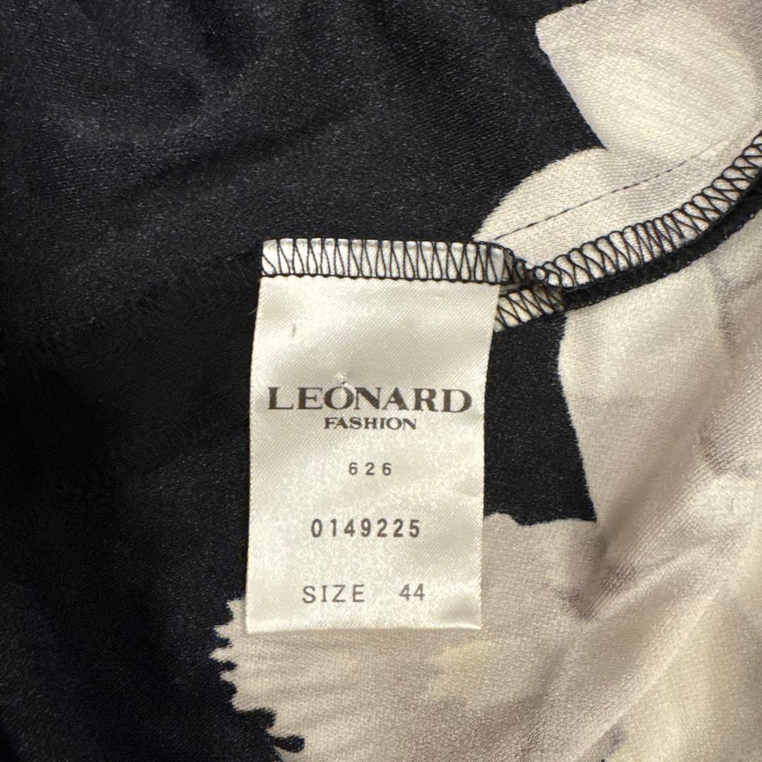 レオナール花柄長袖チュニック