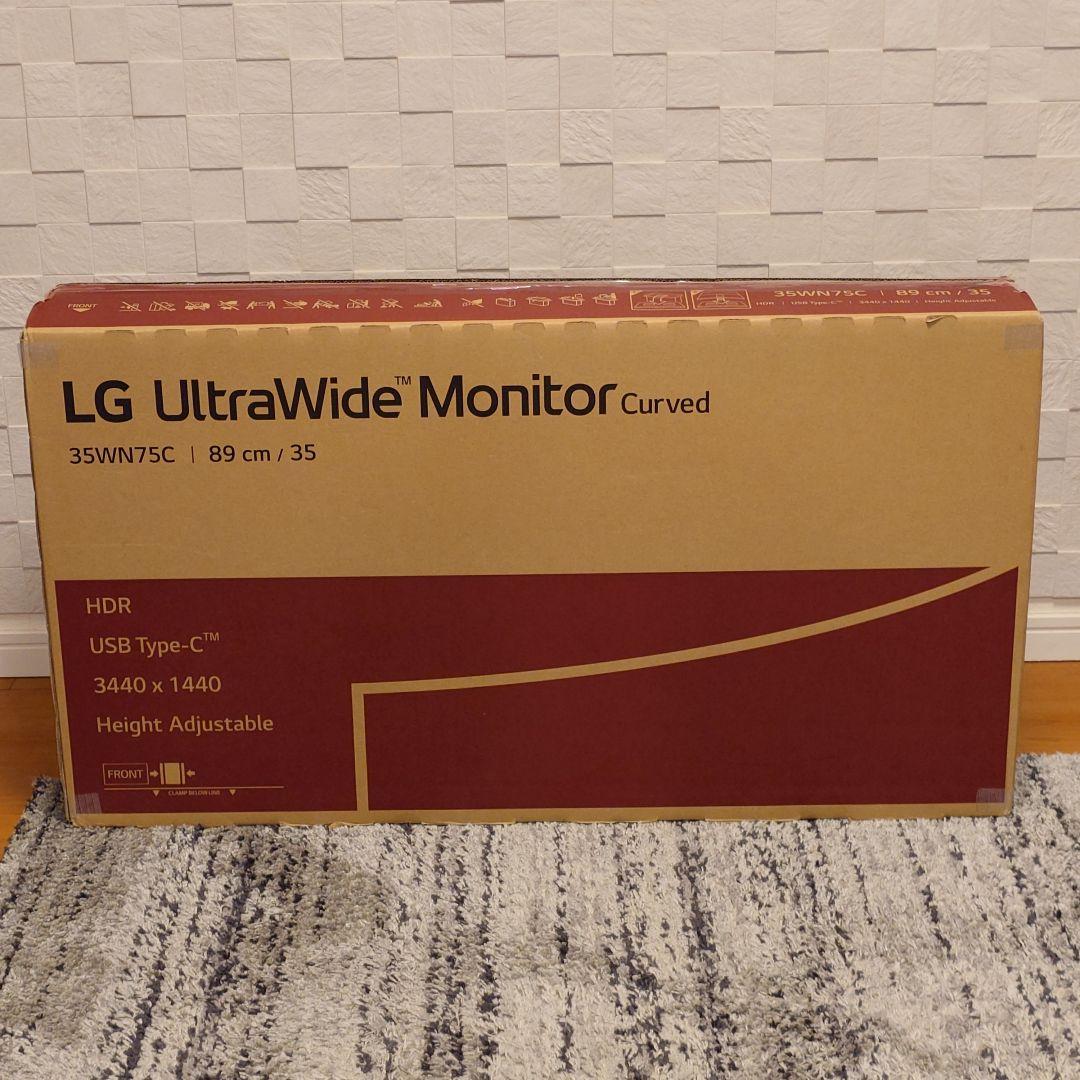 LG 35インチ ウルトラワイドモニター 35WN75C-B UWQHD