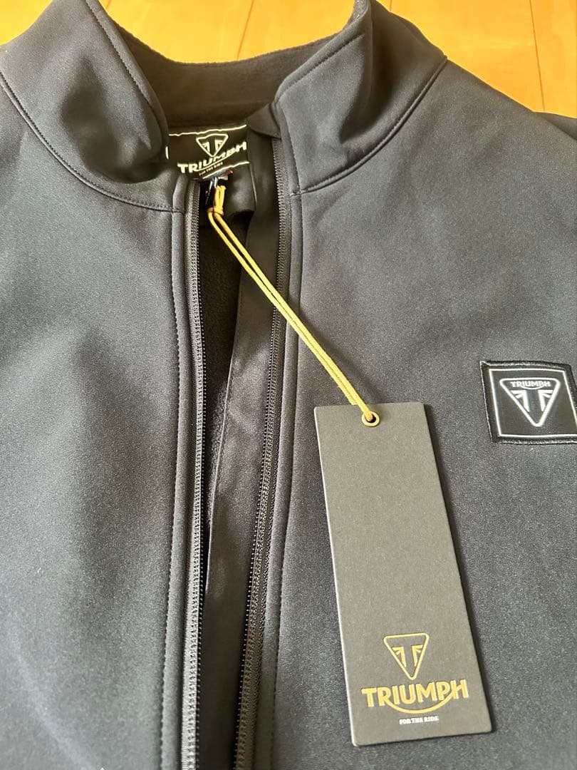 TRIUMPH ブラック ナイロンジャケット XL