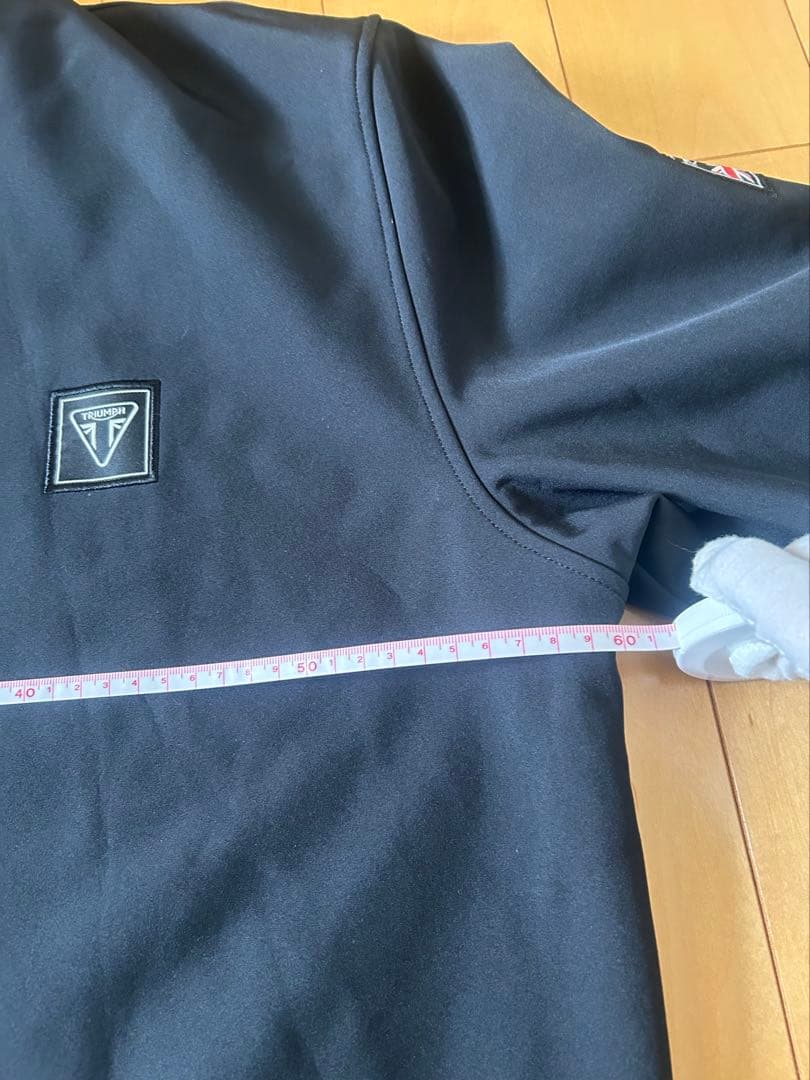 TRIUMPH ブラック ナイロンジャケット XL