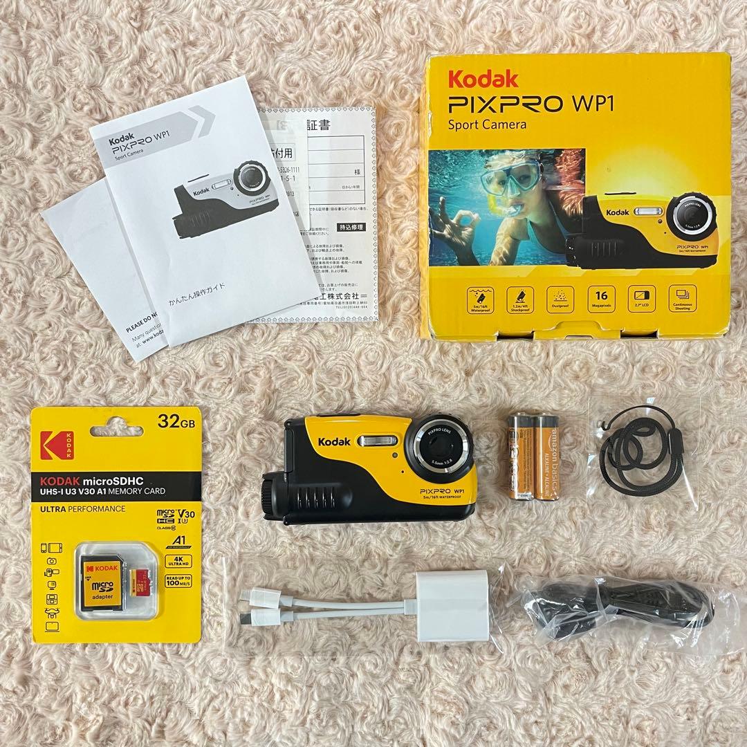 スマホ転送OK✨Kodak PIXPRO WP1✨動作確認済 単三電池 防水♪