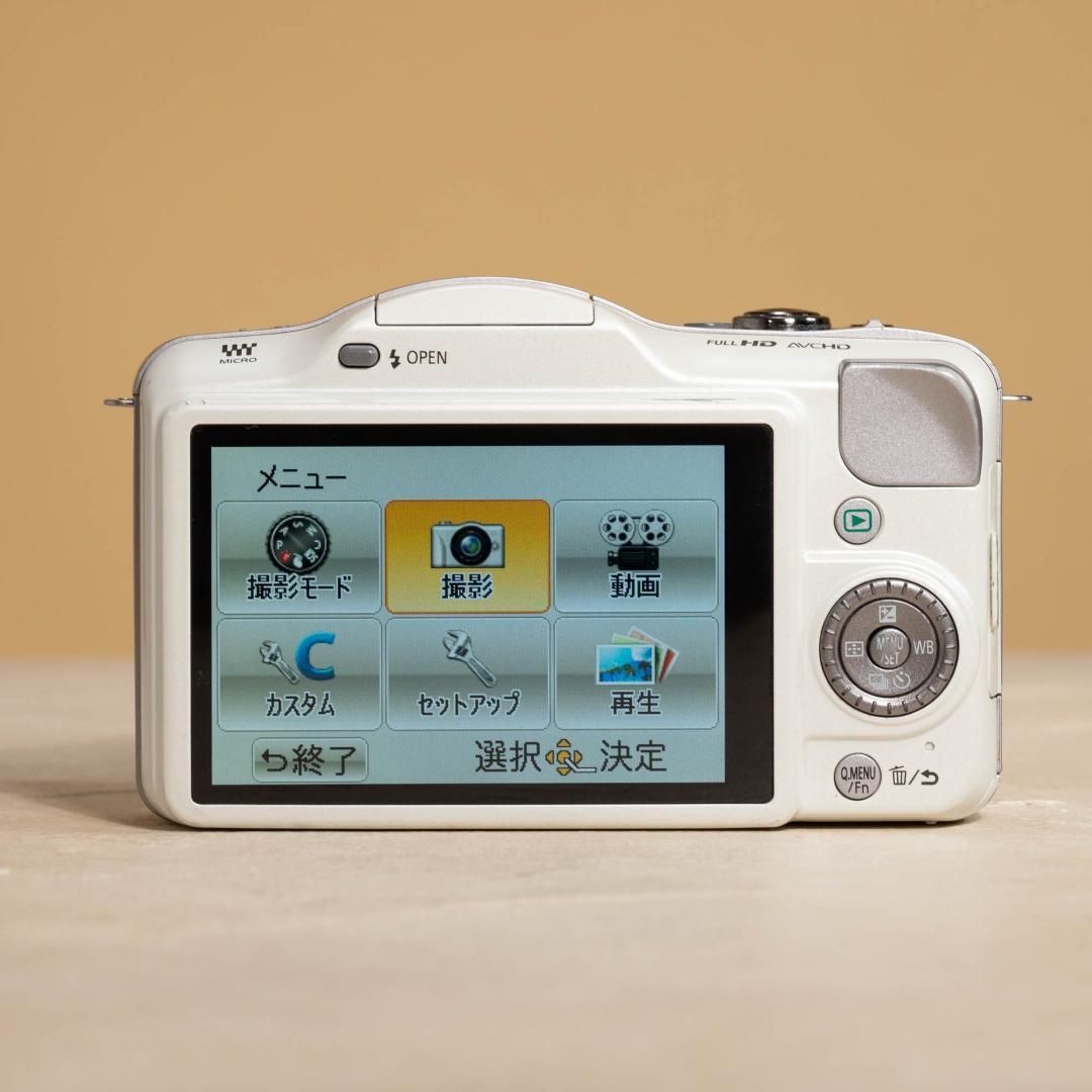 【写ルンです感覚のコンデジ】LUMIX DMC-GF3 32mm スマホ転送OK