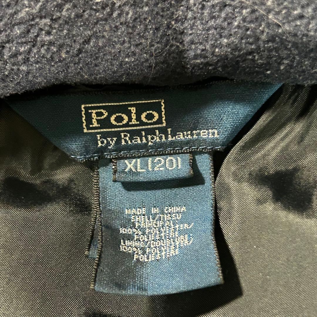 Ralph Lauren ダウンベスト　ネイビー　ラルフローレン　フード付　XL
