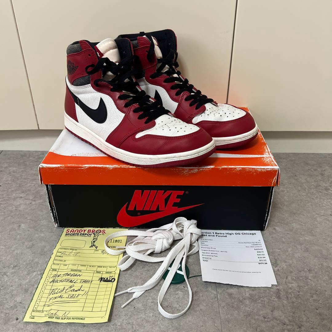 ラ*ン様 Nike Air Jordan 1 LOST & FOUND