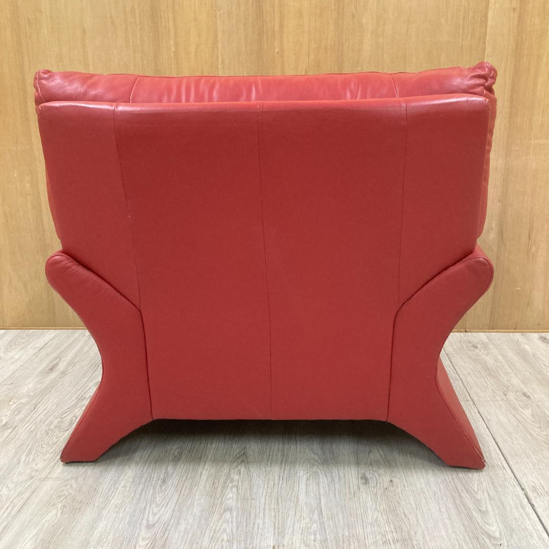 イタリア　LORENZO ロレンツォ　総革　1人掛けソファ