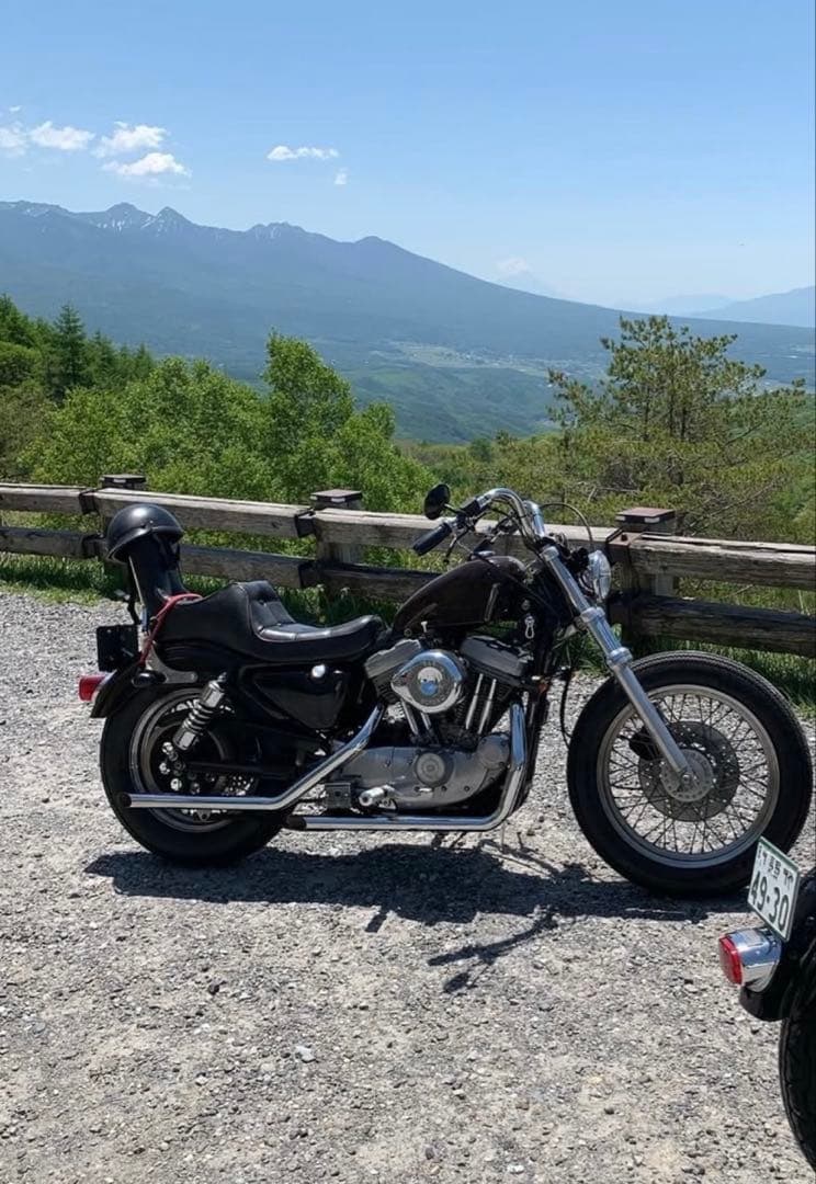 【美品】ハーレー　スポーツスター883 96年　タンク　ダークブラウン