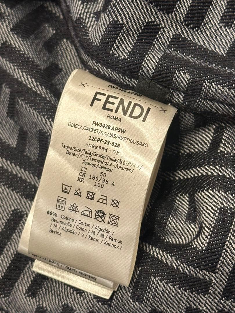 FENDI フェンディ メンズ デニム ジャケット 50 （L）