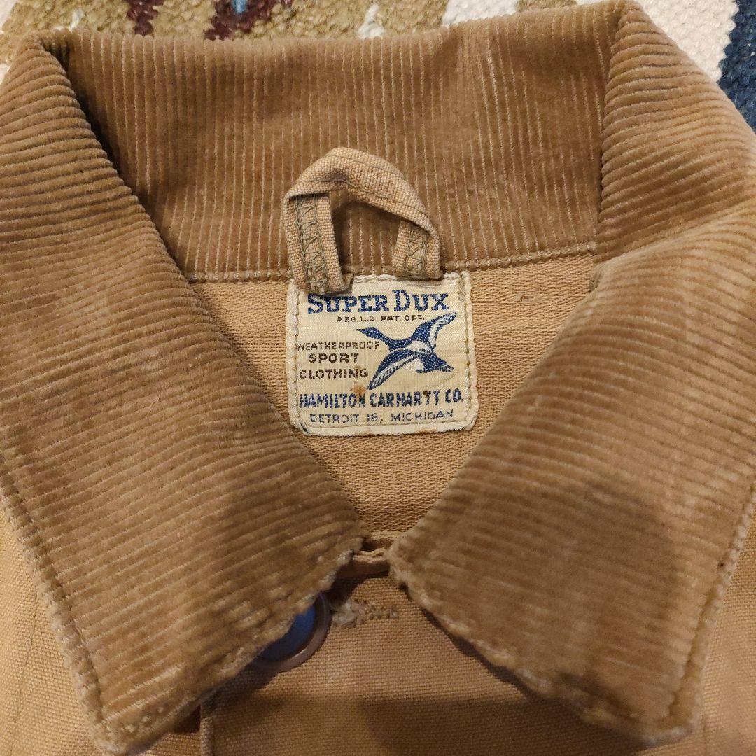 30~40s superdux Carhartt ダックハンティングジャケット