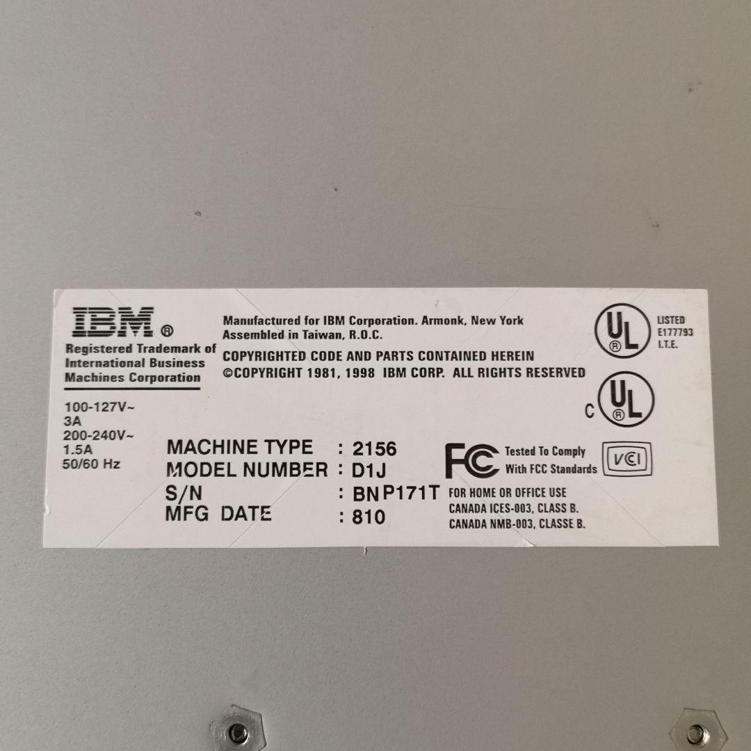 【極美品】IBM Aptiva D1J 2156デスクトップパソコン本体 レトロ