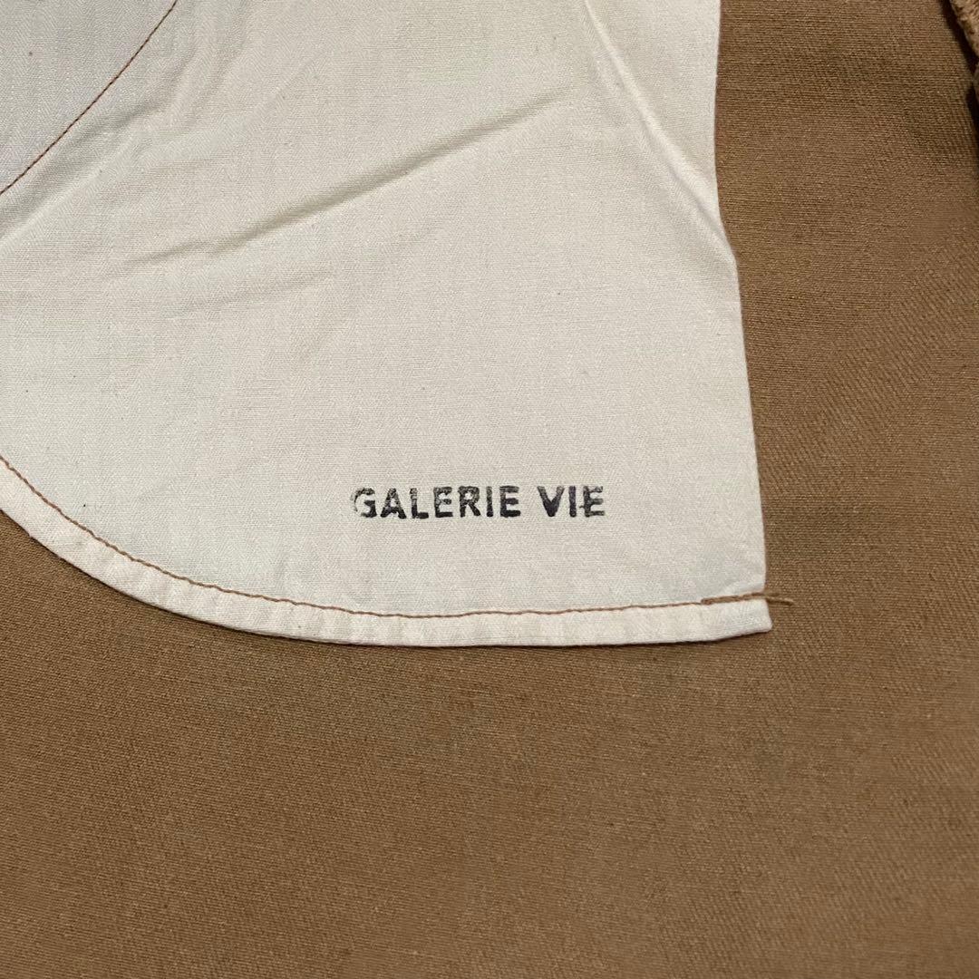 GALERIE VIE ギャルリー ヴィー 日本製コットンチノ ストレートパンツ