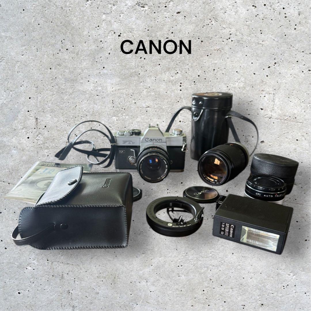 Canon FTb 一眼レフカメラ レンズ ストロボ フラッシュ セット