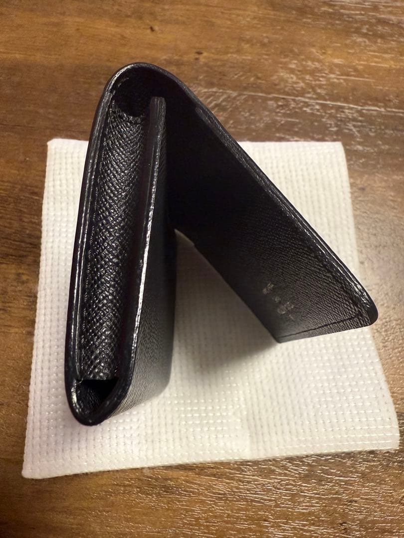 Louis Vuitton 名刺入れ　タイガ　美品　黒色　24時間以内匿名発送