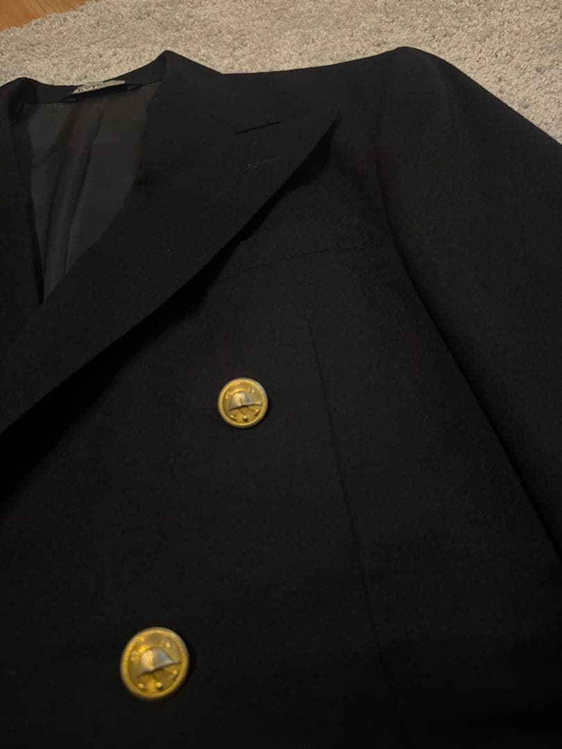 80s 90s polo Ralph Lauren 紺ブレ　テーラード　ダブル