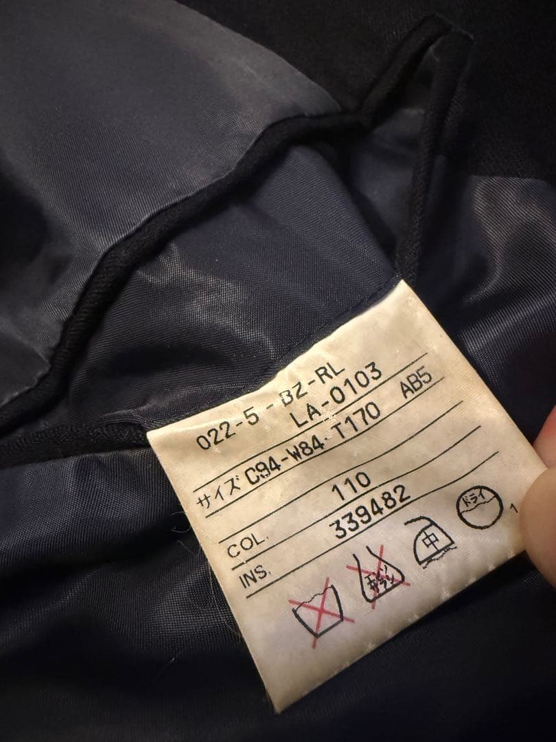 80s 90s polo Ralph Lauren 紺ブレ　テーラード　ダブル