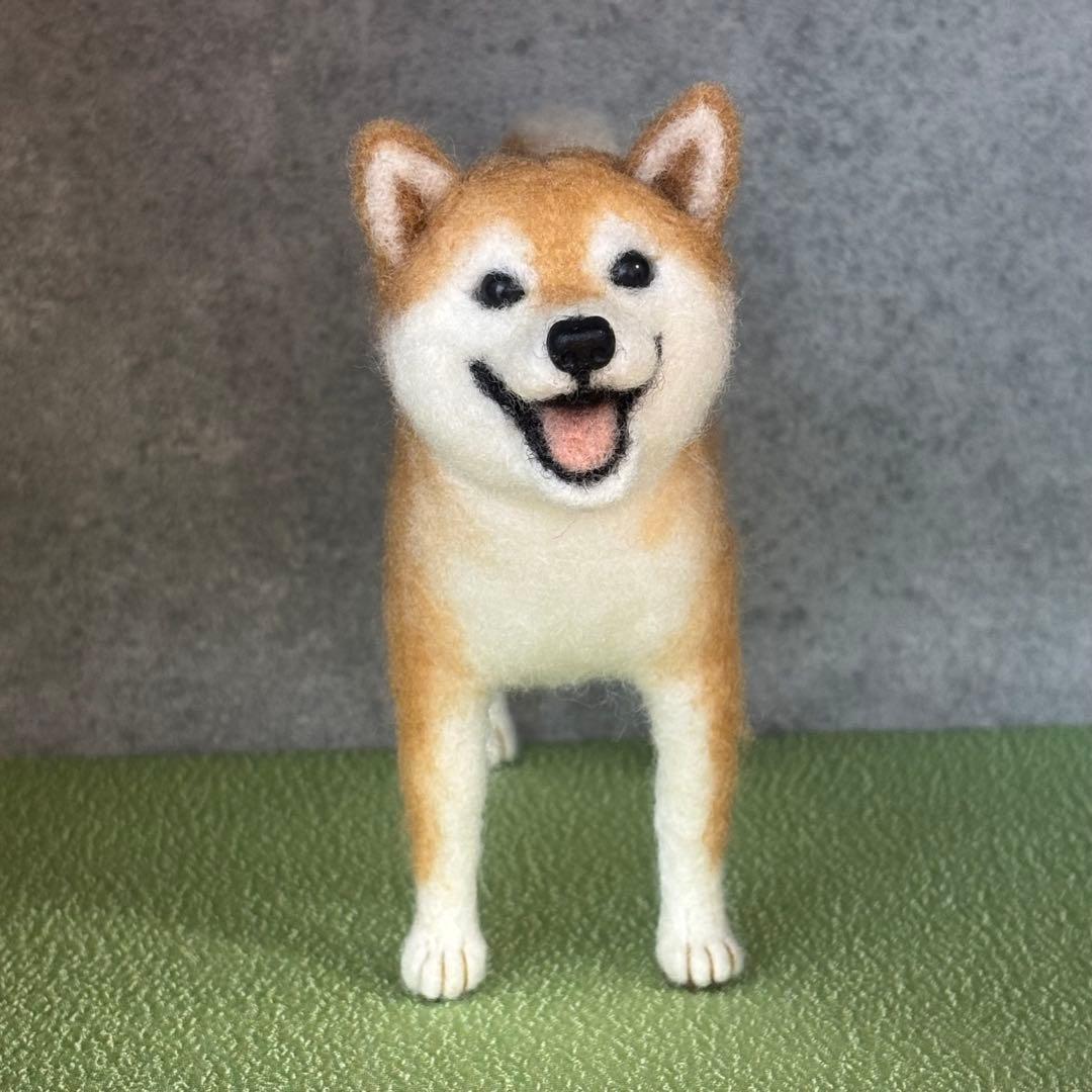 柴犬　羊毛フェルト　ハンドメイド　No.112