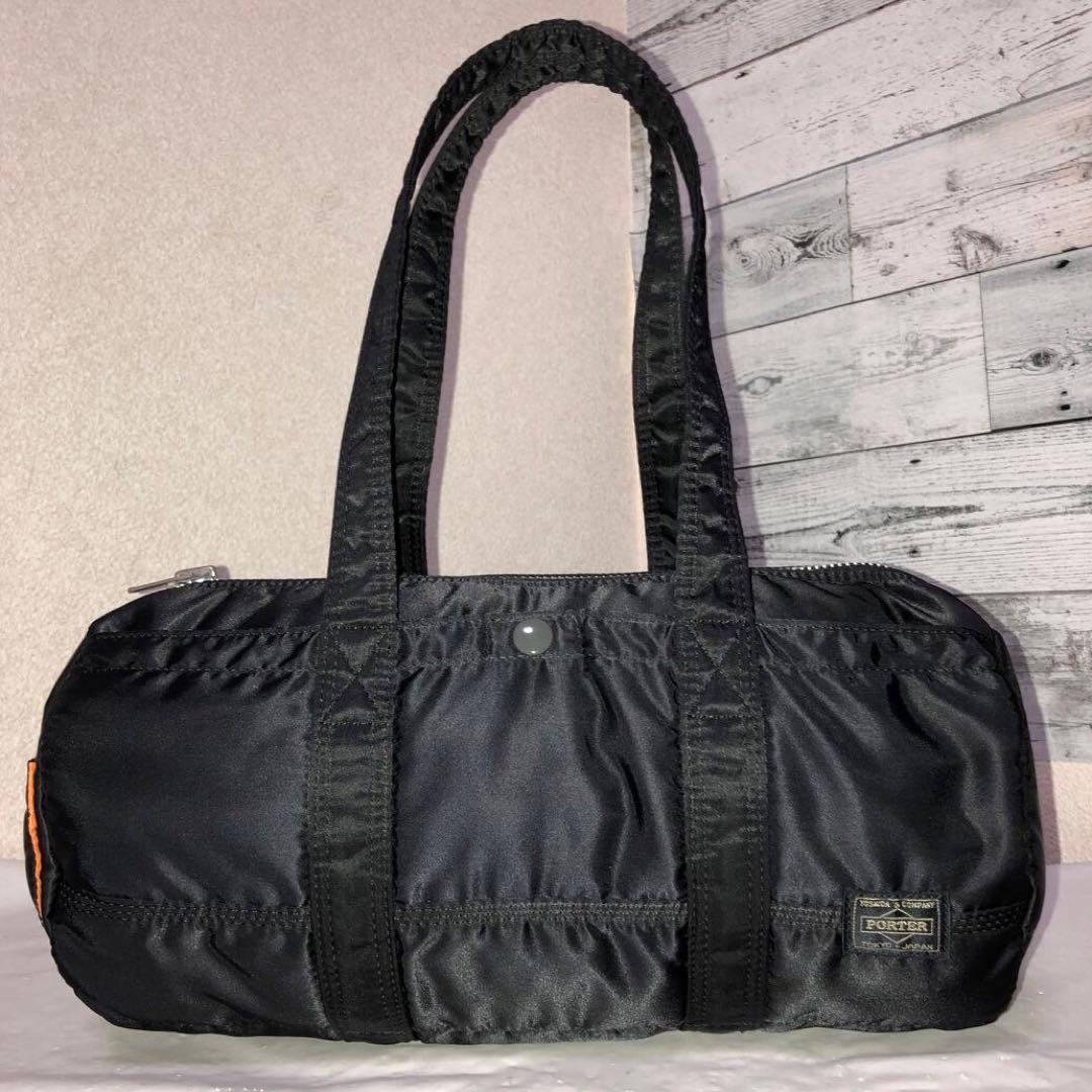未使用級✨希少 ポーター タンカー ダッフル ミニボストンバッグL ブラック